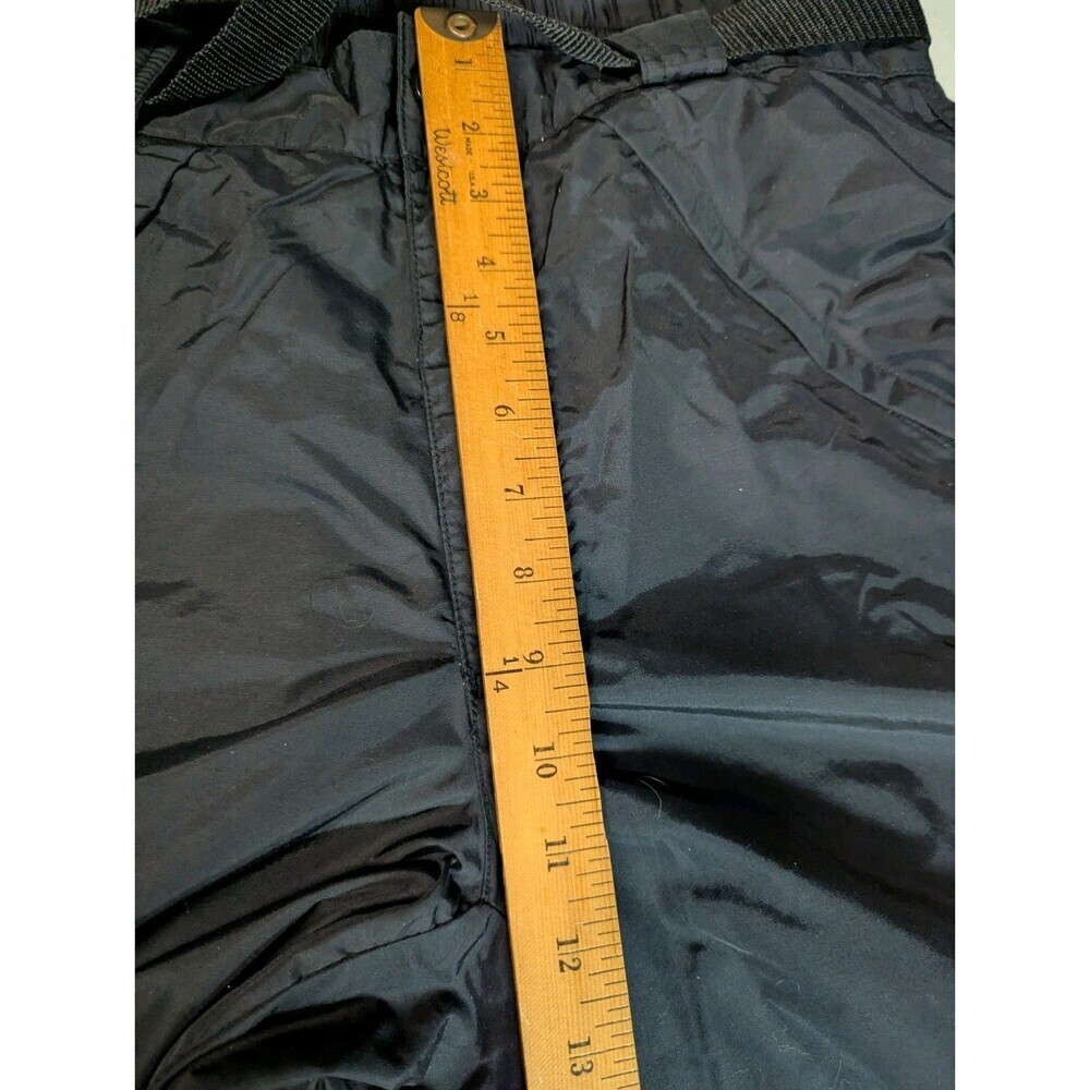 Columbia Men’s M Black Ski Snow Pants Insulated Winter Boarding Belted Mesh Line - Picture 6 of 16